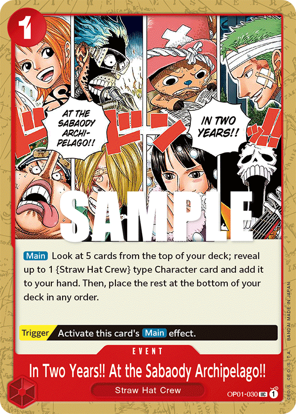 In Two Years!! At the Sabaody Archipelago!! (One Piece Japanese Version 2nd Anniversary Set)