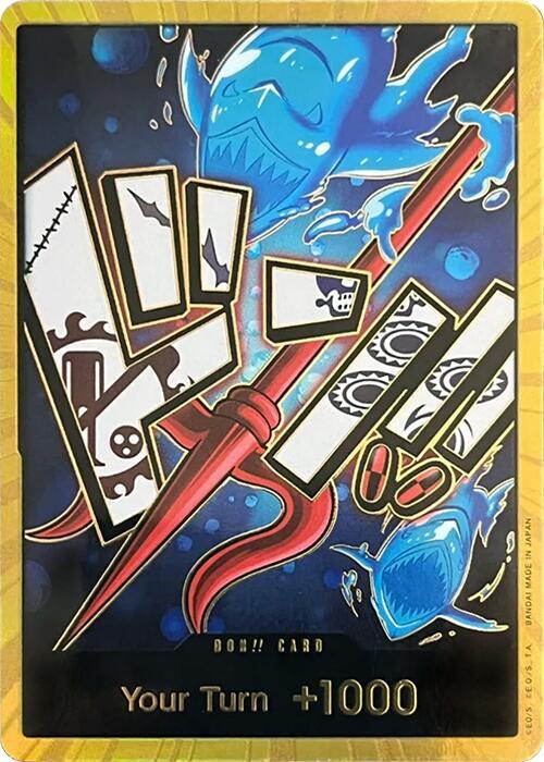 DON!! Card (Hody Jones) (Gold)