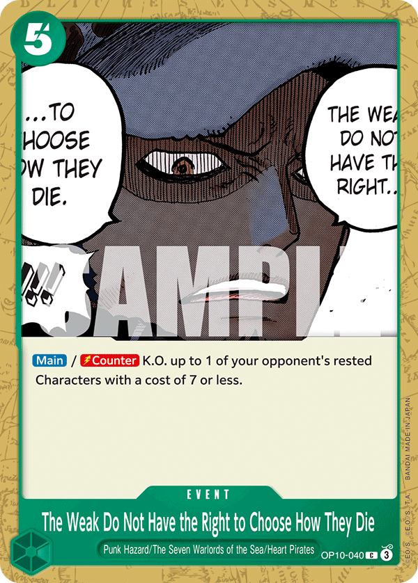 The Weak Do Not Have the Right to Choose How They Die