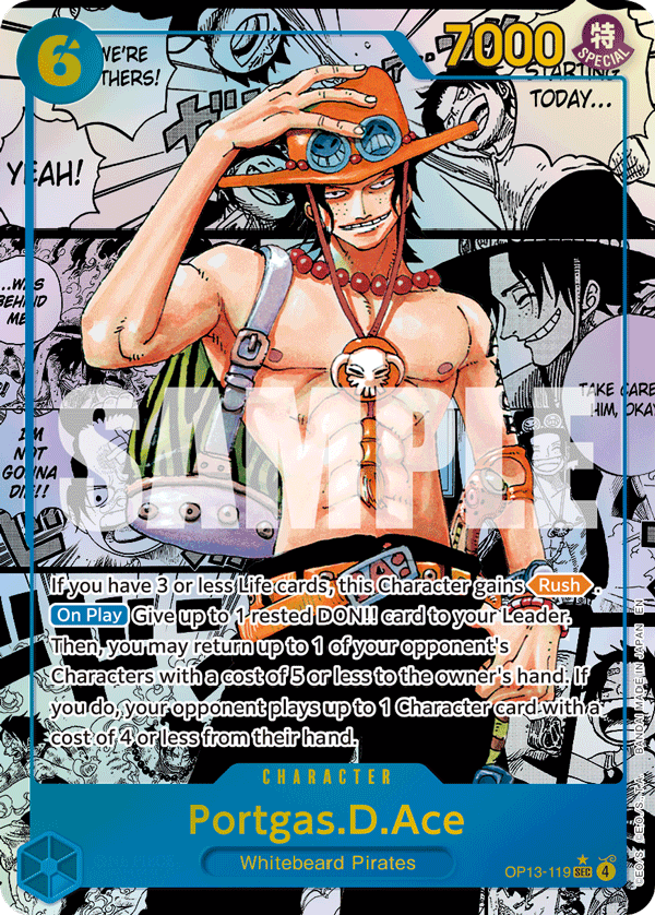 Portgas.D.Ace (119) (Super Alternate Art)