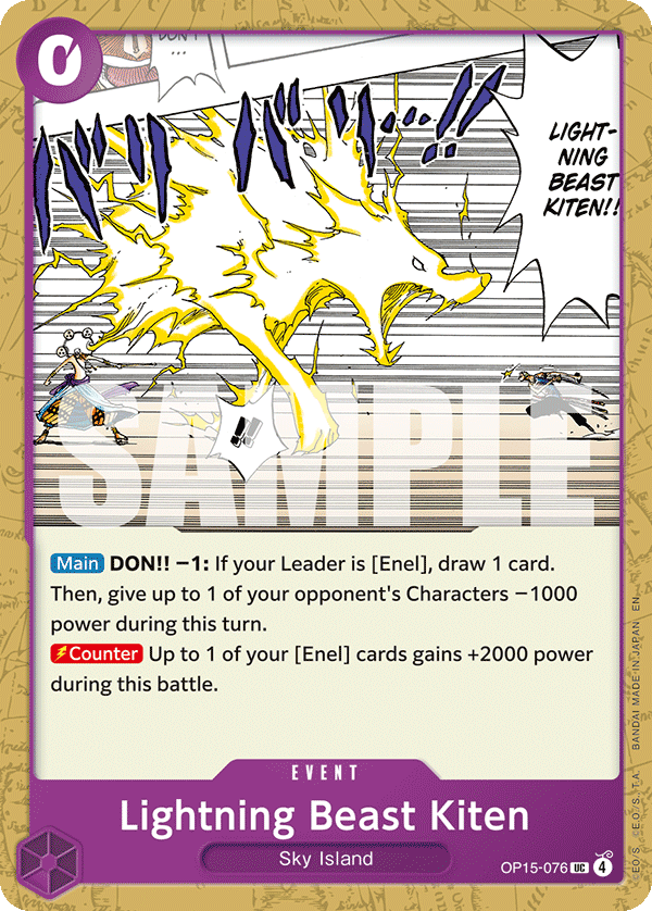 Lightning Beast Kiten (Dash Pack)