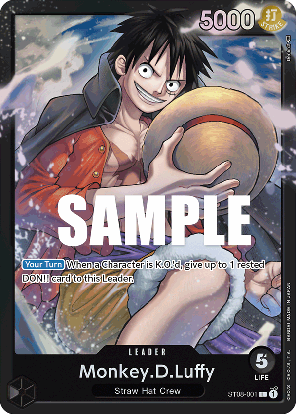 Starter Deck 8: Monkey.D.Luffy chase card